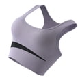 thumbnail image 3 of Sujetador deportivo Nikou de nailon transpirable color morado talla M, 3 of 13