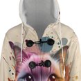 thumbnail image 4 of Ragdoll Portrait Watercolor Vintage Retro Styles All Over Print 3D Hooded Duffle Toggle Coat Cat Lover Kitten Owner Gifts Idea - 00001, 4 of 6