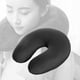 thumbnail image 5 of Almohada de viaje de espuma viscoelástica Macarena para el cuello negro, 5 of 8
