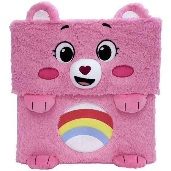 Care Bears: Storables 12" Box - Cheer Bear - Pink Character Themed Bin, Fabric Storage Container, Opening Top Lid, Holds Toys, Books & More, Licensed