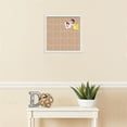 thumbnail image 3 of PinPix 16x16 Custom Cork Bulletin Board  Poster Board Has a Fabric Style Canvas Finish, Framed in Other, by ArtToFrames (PinPix-606), 3 of 5