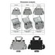 thumbnail image 3 of Waterproof DSLR Camera Bag,Lens Storage Shoulder Bag for ,, - Micro-Single Handbag,Photography Gear,Black,L, 3 of 5