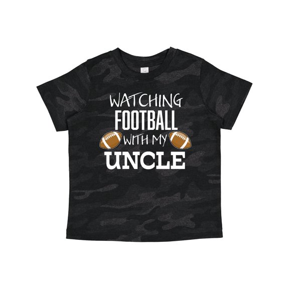Inktastic Watching Football with My Uncle Boys or Girls Toddler T-Shirt