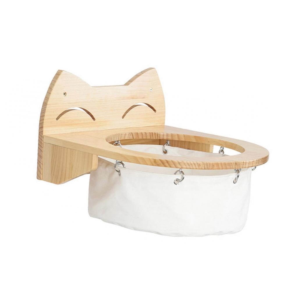 Bvdfgk 3 Pieces Cat Climbing Shelf Playing Climber Cat Perch Hammock Sturdy Cat Hanging