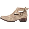 thumbnail image 2 of Women's Vintage Beige Harness Fashion Booties Snip Toe - 09-021-1567-2186 TA 8 1/2 M  US, 2 of 6