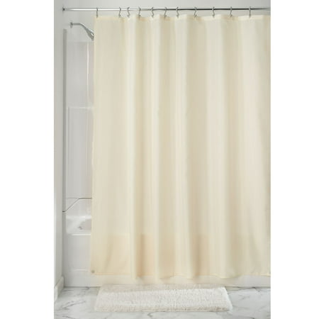 InterDesign Waterproof Fabric Shower Curtain Liner, Standard 72