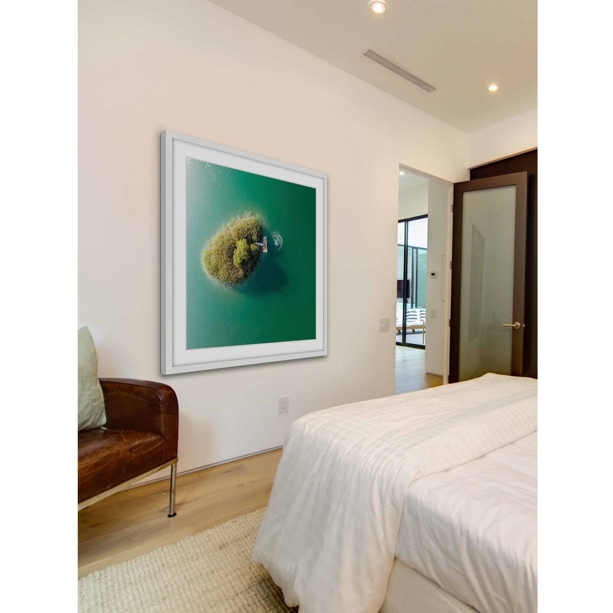 Marmont Hill "Little Island" by Karolis Janulis Framed Painting Print