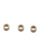 thumbnail image 4 of 5 anillos con revestimiento de silicona, microperlas, eslabones para extensiones de cabello humano de 3 mm Beige, 4 of 5