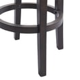 thumbnail image 5 of Alaterre Furniture Clara Dark Brown Wood Swivel Bar Height Stool - Set of 2, 5 of 7