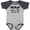 Baseball Heather and Navy, variant on Inktastic My Memaw Loves Me Boys or Girls Baby Bodysuit