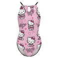 thumbnail image 4 of Hello Kitty Women's One Piece Swimsuit High Neck Tummy Control Swimwear Bathing Suit, 4 of 7