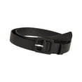 thumbnail image 1 of Cinturón de piel sintética para mujer, con hebilla cuadrada ajustable, accesorio de vestir Negro, 1 of 9