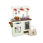 Angle View: Little Tikes First Market Kitchen Pretend Play Kitchen w/ Over 20 Accessories
