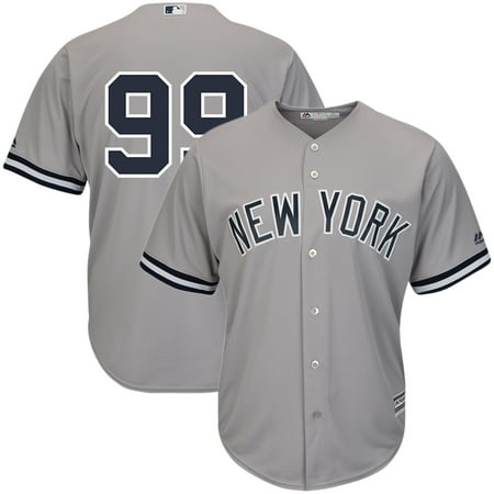 Majestic Mlb Custom Replica Jerseys - Aaron Judge New York Yankees Majestic Cool Base Player Replica Jersey - Gray