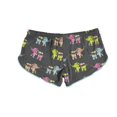 thumbnail image 2 of P.J. Salvage Womens Decorative Elephants Pajama Shorts, Grey, Medium, 2 of 2