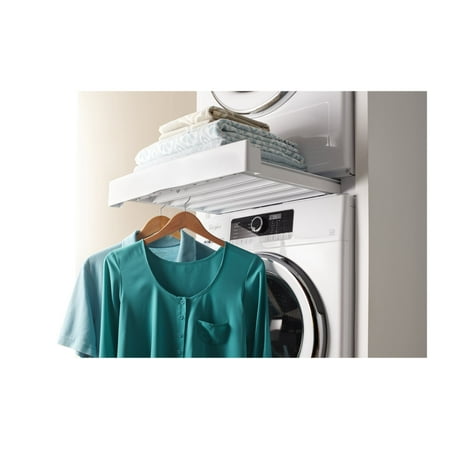 Whirlpool - 4.3 Cu. Ft. Stackable Electric Dryer with Steam and Wrinkle Shield - White