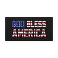 thumbnail image 4 of God Bless America American Flag Canvas Wall Art for Home Decor Ready-to-Hang, 4 of 18