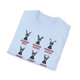 thumbnail image 4 of Santa Reindeer, Gildan Unisex Softstyle T-Shirt, Christmas Tee, S-3XL, 4 of 4