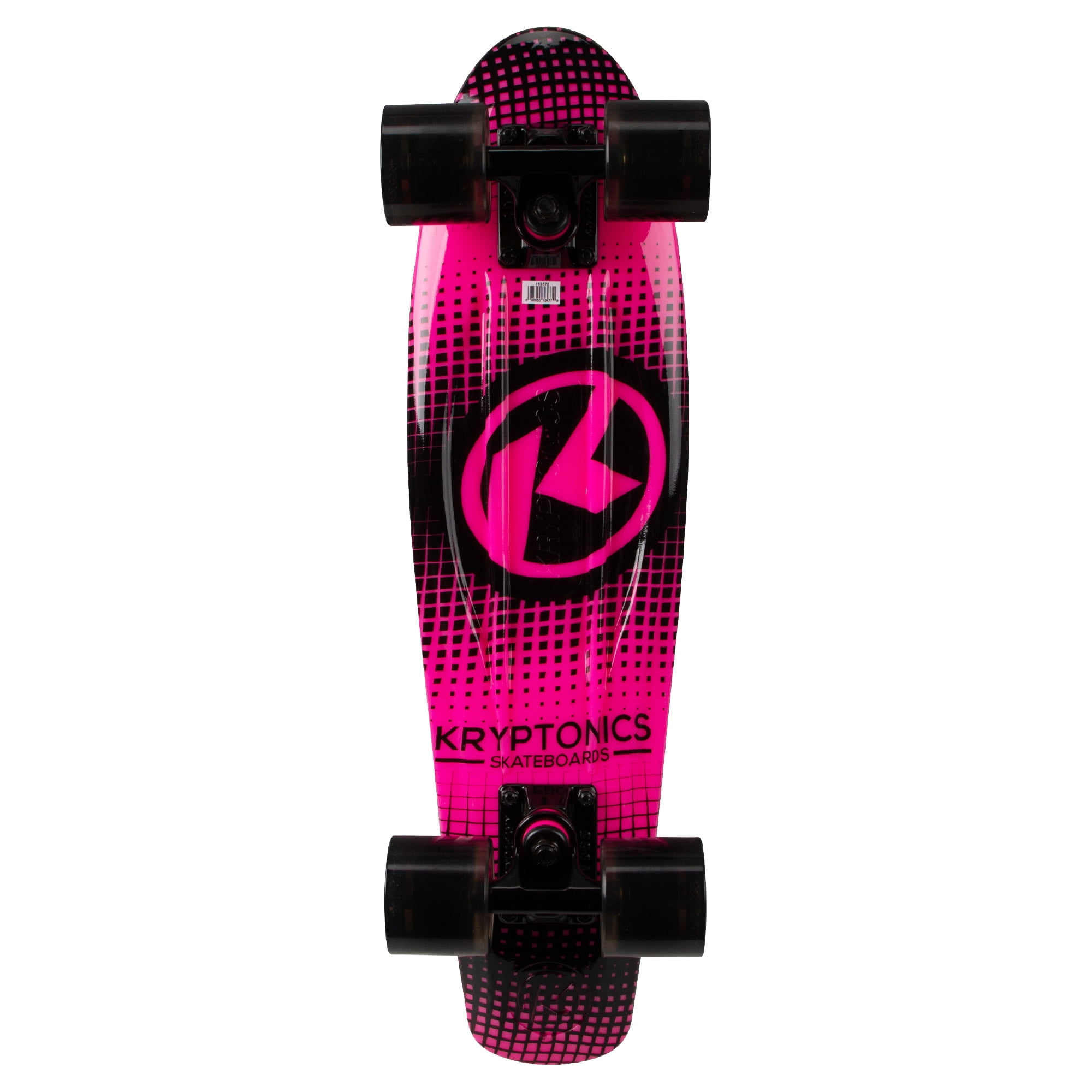 Kryptonics Original Torpedo Complete Skateboard (22.5" x 6"), Divided