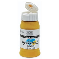 Daler-Rowney System3 Acrylic - Yellow Ochre, 500 ml bottle