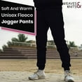 thumbnail image 2 of Weaves & Knits Jogger Sweatpants Originals Men's Fleece Midweight with Pockets,, XL, Black, 2 of 5
