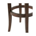 thumbnail image 3 of Alaterre Furniture Natick Backless Bar Height Wood Stool, Distressed Walnut, 3 of 7