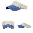 thumbnail image 4 of MOJOGO Women's Visors Color Block Sun Visor Adjustable Sun Caps for Golf Running Tennis Hiking Blue Free Size, 4 of 4