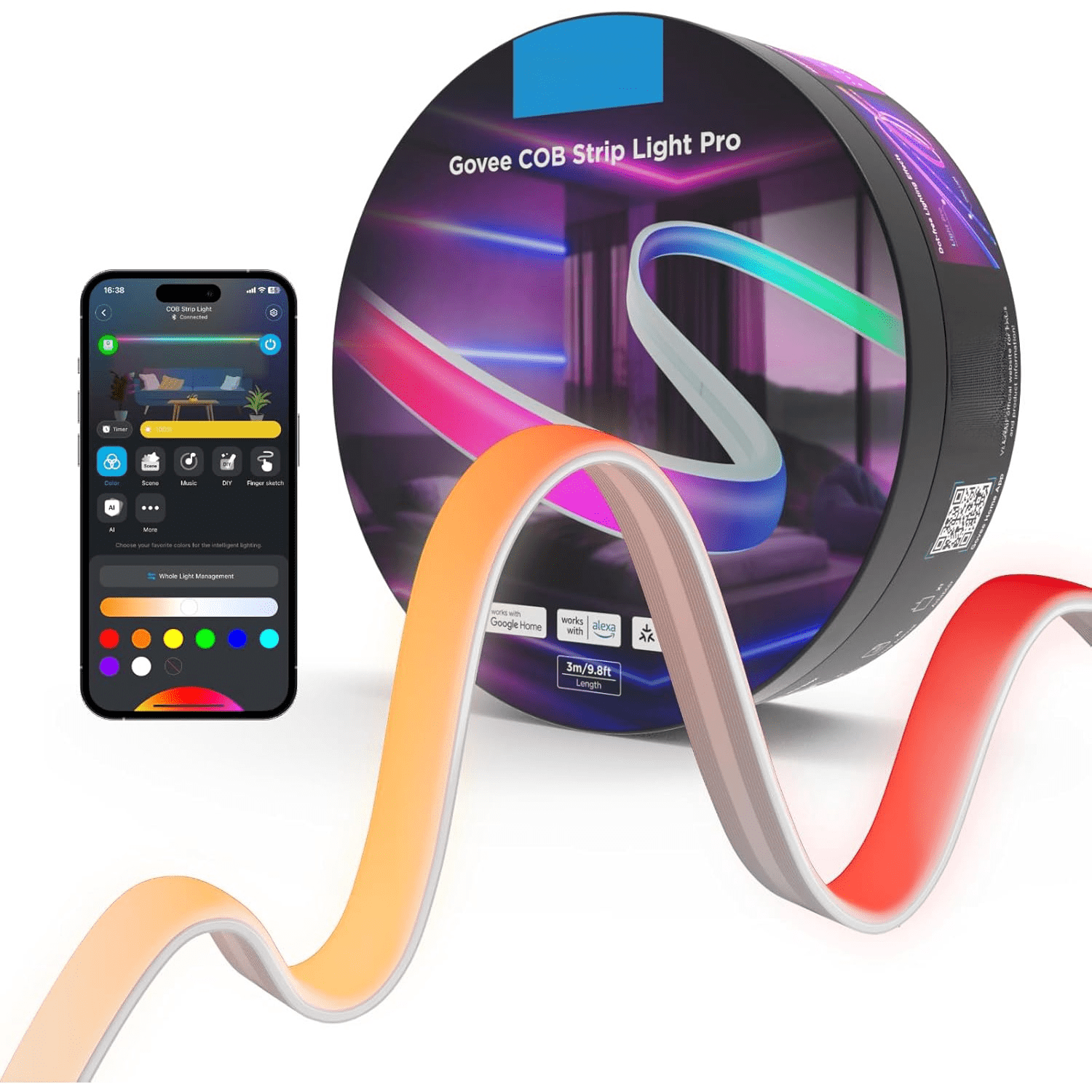 Philips Hue Play Gradient Lightstrip 55 inch - Theater Sync Box