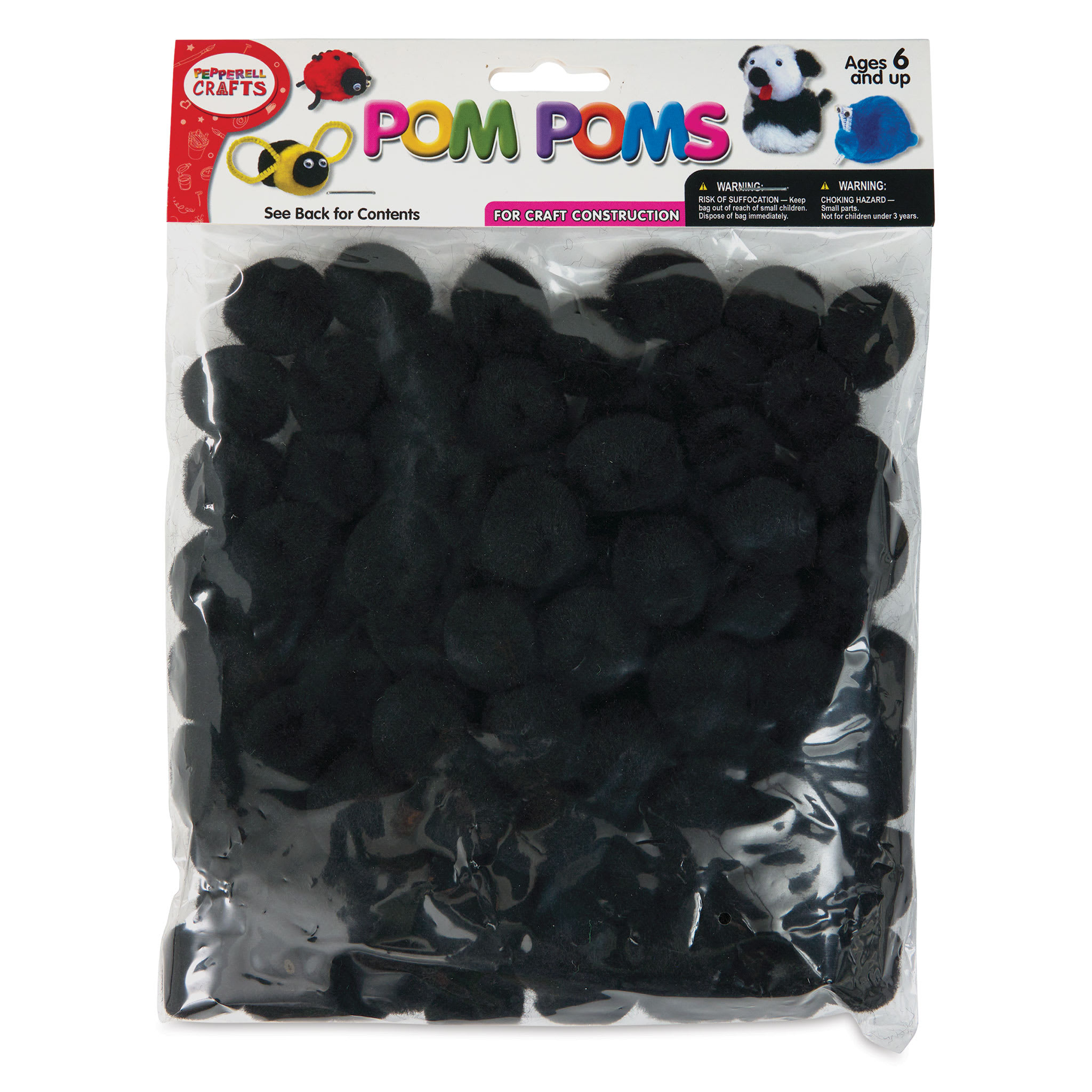 100 Pompon Bianchi Assortiti Per Attività Creative E Lavoretti Per Bambini - Diametro 10-25 Mm