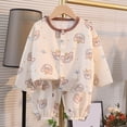 thumbnail image 2 of xaweyi Infant Toddler Baby Boy Clothes Fall Winter Outfit Long Sleeve Crewneck Sweatshirt Top Casual Pants Set,Sizes 18-24 Months, 2 of 4