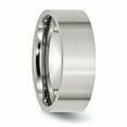 thumbnail image 4 of Bague Alliance en Acier Inoxydable 8 mm Homme Classique Plate pour Papa Hommes pour Lui, 4 of 10