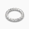 thumbnail image 2 of Cushion Cut Moissanite 18k Eternity Ring, 2 of 6