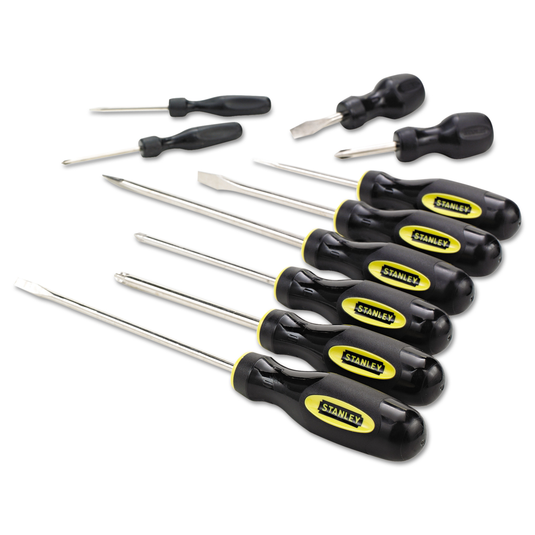 STANLEY 60-100 10-piece Standard Fluted Screwdriver Set - image 2 of 3