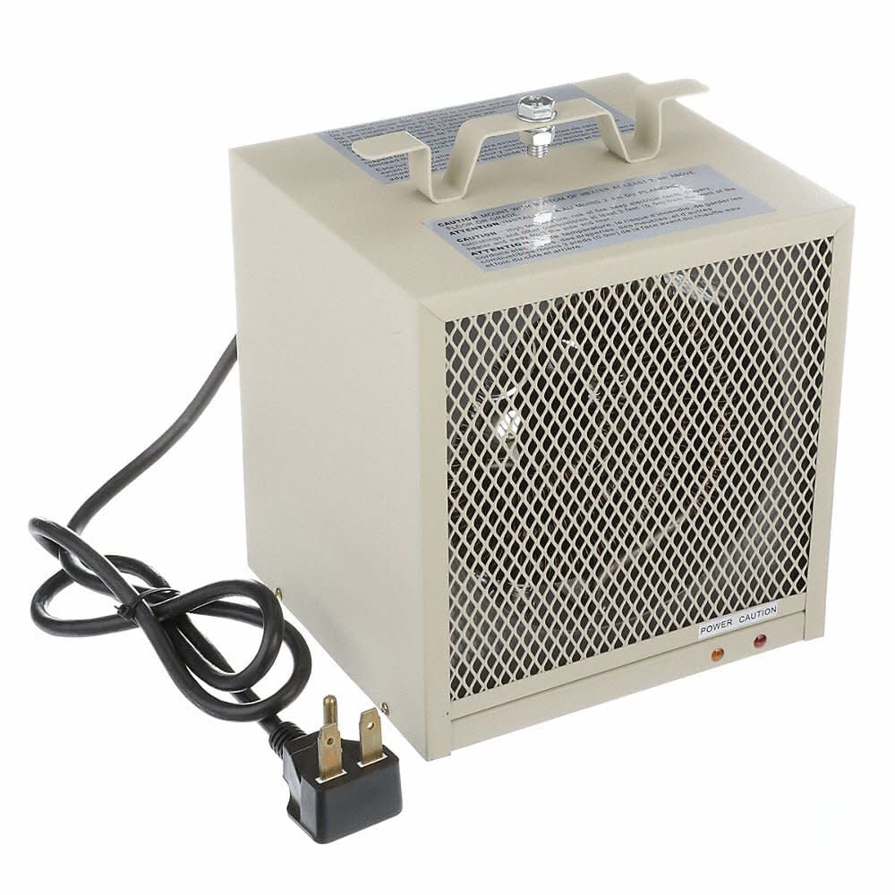 Tpi Corporation 208/240Vac 1 Phase Fan Forced Garage Or Workshop Portable Heater