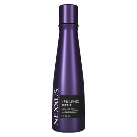 Nexxus Keraphix Shampoo for Damaged Hair for Damage Repair Powered by Keratin Resistance Therapy with Liquid Crystal Amino Acids, 8.5 fl oz