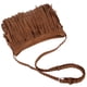 thumbnail image 2 of Bolso bandolera con flecos, bolso bandolera con borlas, bolso estilo western con flecos., 2 of 8