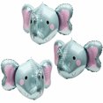 thumbnail image 2 of Globos 3D con Cabeza de Elefante Animal - Globos de Elefante Globo de Ducha de Bebé Sumini Hokilands Hokilands, 2 of 2