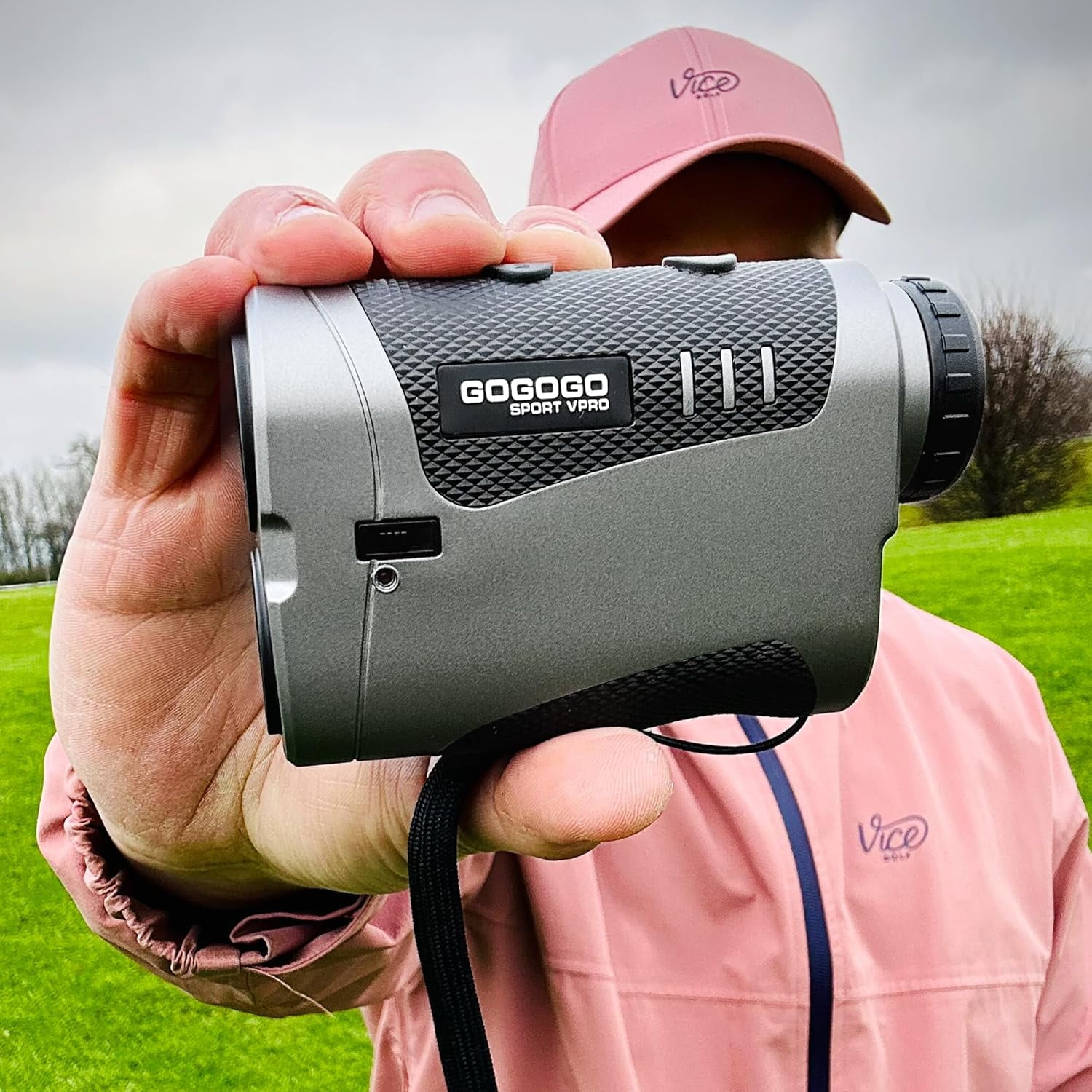 GOGOGO SPORT VPRO Magnetic Golf Rangefinder with Slope ON/OFF Switch, 1500 Yards Range Finder