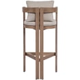 thumbnail image 5 of Meridian Furniture Newport Beige Water Resistant Fabric Patio Bar Stool, 5 of 9