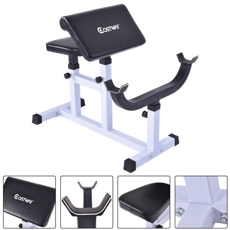 Preacher Curl Weight Bench Seated Arm Isolated Barbell Dumbbell Biceps (Best Exercise To Build Biceps Fast)