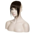 thumbnail image 3 of Clips dans les Cheveux Humains Franges Extensions de Cheveux Air Bangs 3D Cheveux Raides, 3 of 5