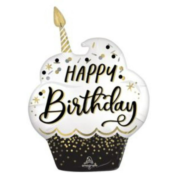 Anagram Happy Birthday Supershape Decorative Balloon 1 Each