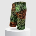 thumbnail image 1 of JDQJBZ Men's 5 Inch Print Swim Shorts with Mesh Liner Drawstring for Beach Summer, 1 of 4
