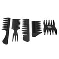 (2Pack) 5pcs Men Oil Head Styling Comb Set Professional Barber Hair