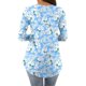 thumbnail image 5 of Tops de Mujer Blusa Casual Elegante Camisas de Manga Larga Otoño Túnica Estampada Suelta Panel de Encaje Plisado Odeerbi ODB170962, 5 of 8