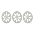 thumbnail image 1 of Cup Coasters3 Pcs Metal Coasters Metal Coasters Drink Coasters Exquisite Design, 1 of 8