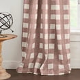 thumbnail image 3 of Grainger Buffalo Check Blackout Window Curtain, 3 of 5