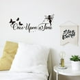 thumbnail image 3 of Fairy Wall Decals Fairy Tale Wall Stickers Once Upon a Time Quote Wall Decor Vinyl Self-Adhesive Sticker Decoration for Nursery Living Room Bedroom Classroom Wall Sticker Vinyl Transfer, 3 of 9