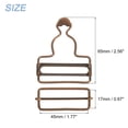 thumbnail image 2 of Unique Bargains Overall Buckles 4 Sets Retro Suspender Replacement Buckles 45mm, Copper Tone, 2 of 6