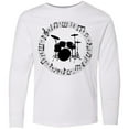thumbnail image 3 of Inktastic Drummer Percussionist Music Long Sleeve Youth T-Shirt, 3 of 5